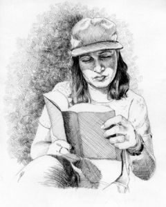 Christina reading